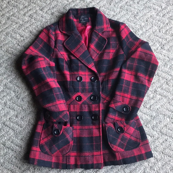 Jackets & Blazers - Buffalo Plaid Lined Jacket